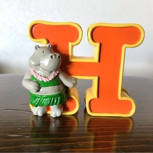 H is for Hippopotamus Decor